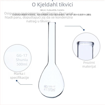 Shuniu azotna kolba, Kai stil, običan i standardan otvor, 100/250/500/1000 ml
