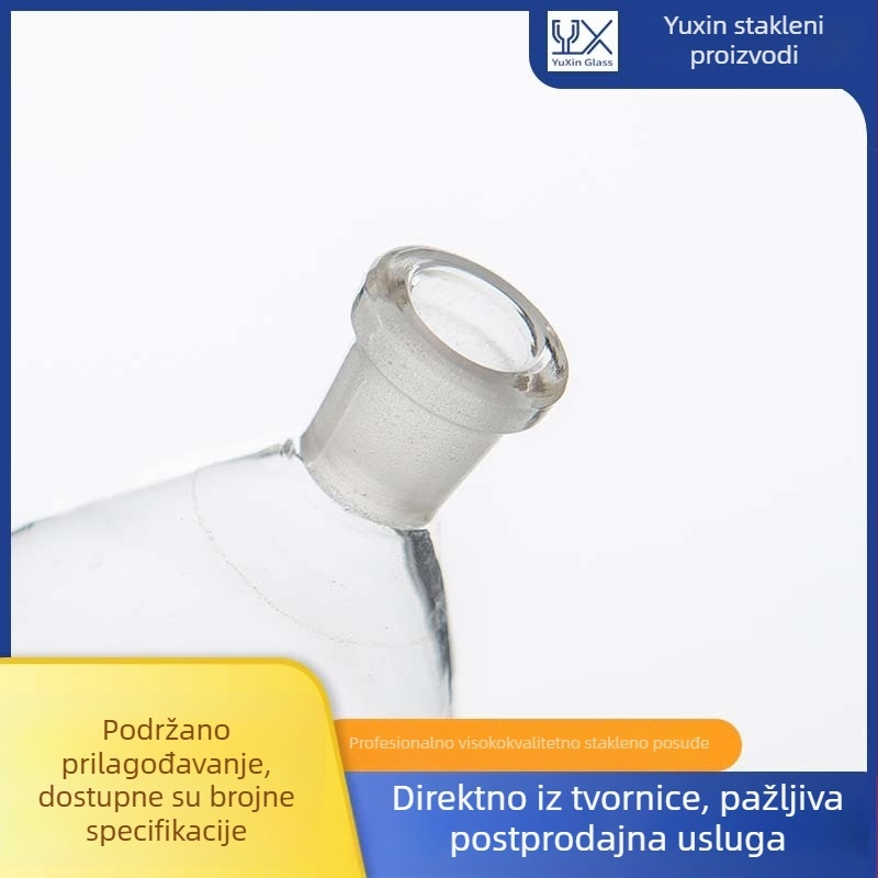 Stakleni piknometar, 5 ml, različite veličine, prilagođeno prema crtežu