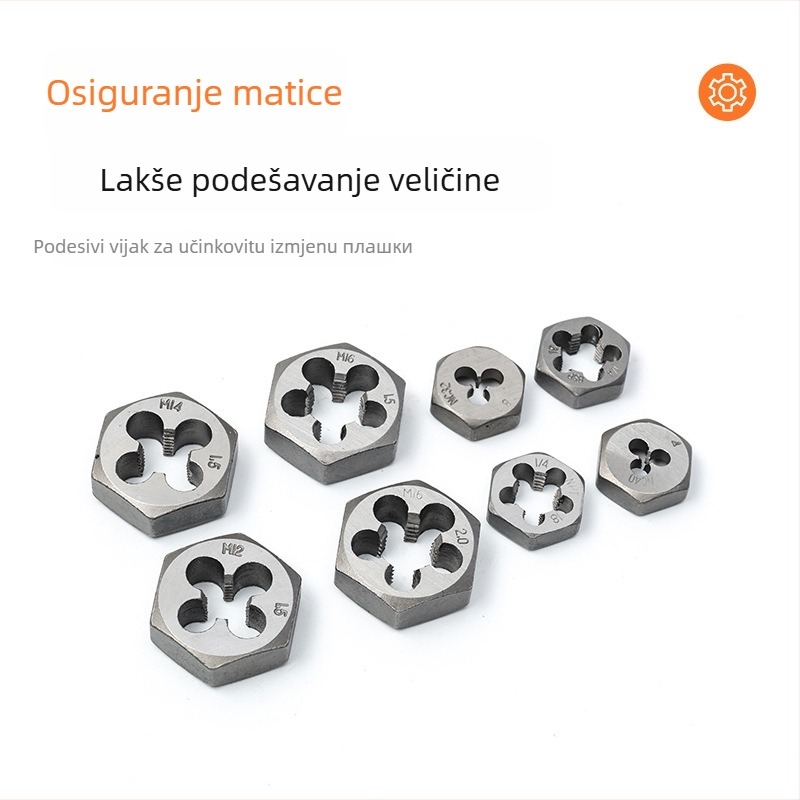 16-dijelni metriki taps i matice set u Blow-Mold kućištu
