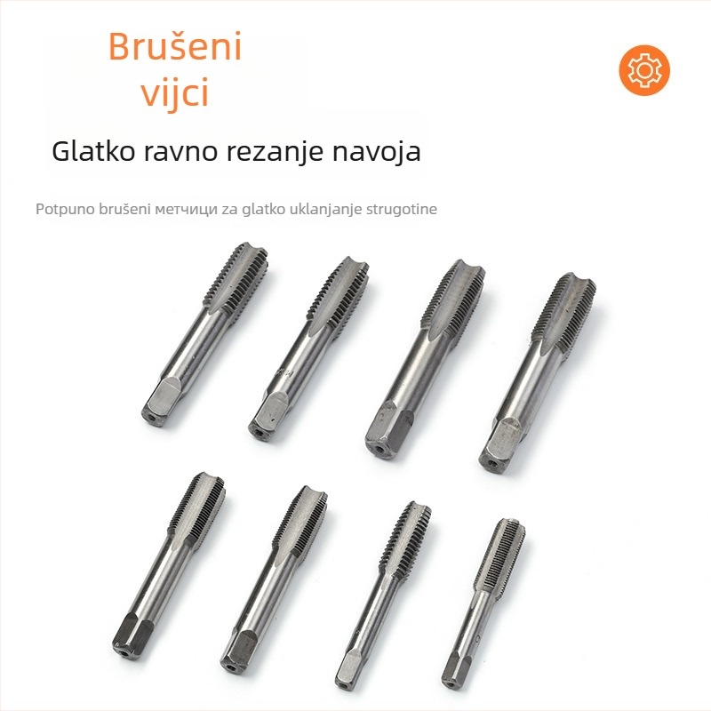 16-dijelni metriki taps i matice set u Blow-Mold kućištu