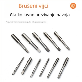 110-dijelni set Tap i Die u plastičnoj kutiji, visoka tvrdoća M2–M18 ručni alati za navijanje — South blade