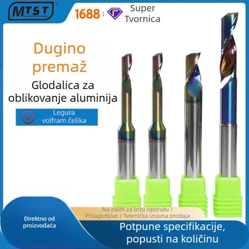 Konturna freza od wolframovog čelika sa višebojnim premazom za aluminijske profile, vrata i prozore