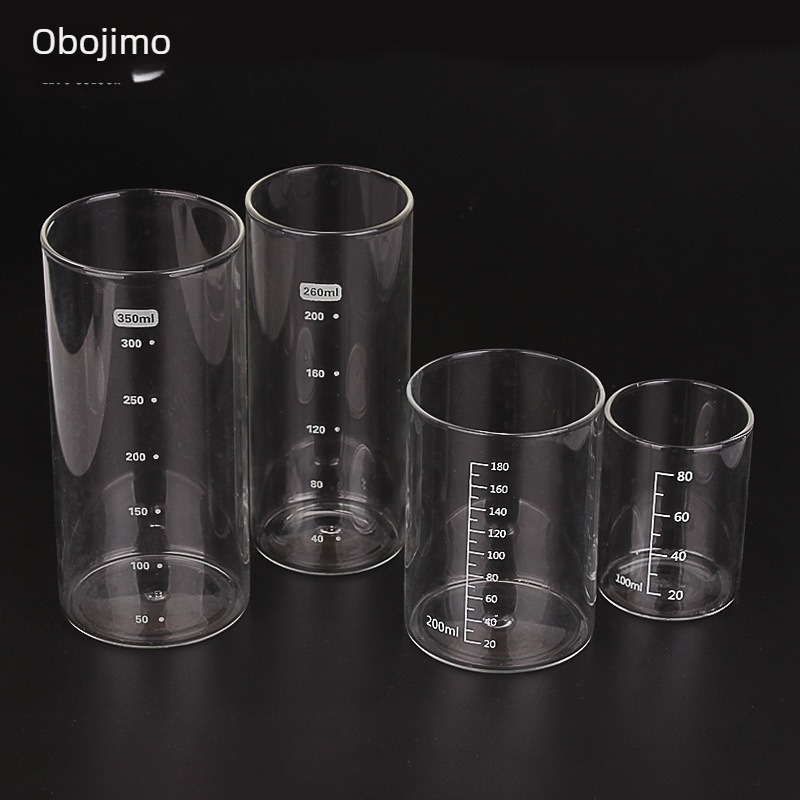 Li Tian Cai staklena graduirana čaša za laboratorij, 80 ml, 180 ml, 260 ml, 350 ml