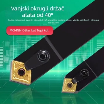 CNC alat za vanjsko tokarenje sa šaftom MCMNN2020K12-100, 40° dijamantni fasni alat