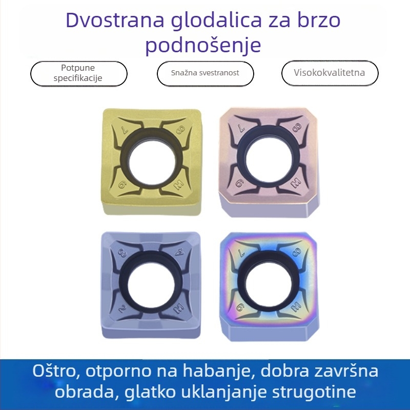 SNMU1206ZNN-45/88° SNMX1206ANN dvostrano osmerokutna glodalica za površinsku obradu