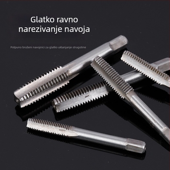 Set za navoj s ručnim ključenjem, čelik legura, metrički, 12/20/40 komada
