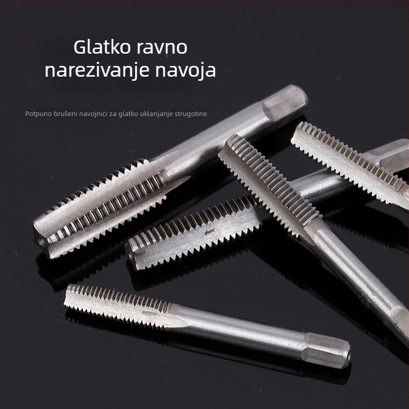 Set za navoj s ručnim ključenjem, čelik legura, metrički, 12/20/40 komada