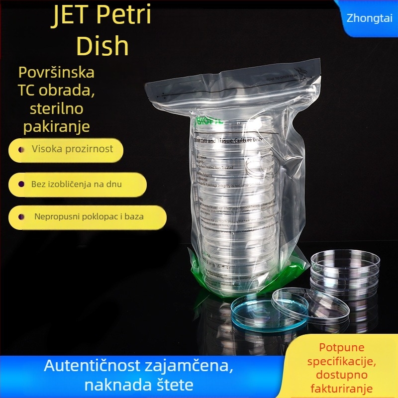 JET 35/60/100/150 mm jednokratna posuda za kulturu stanica, sterilna, TC obrađena