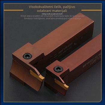 7-oblika CNC alat za kanalciranje krajnje površine za tokarni, MGFVR320/420/325/425, opružno čelika, anti-vibracijski