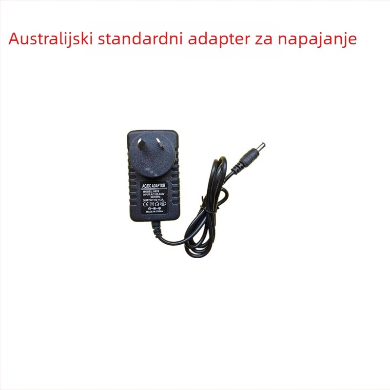 Napajanje britanskog standarda, tro-pinski utikač, izlazi 3V, 5V, 6V, 9V, 12V, 24V, 1–3A