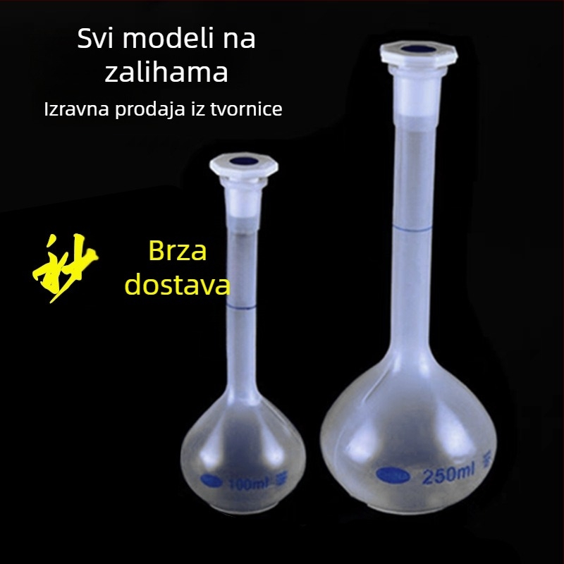 Plastične mjerne bočice 100 ml, 250 ml, 500 ml, 1000 ml PP polipropilen