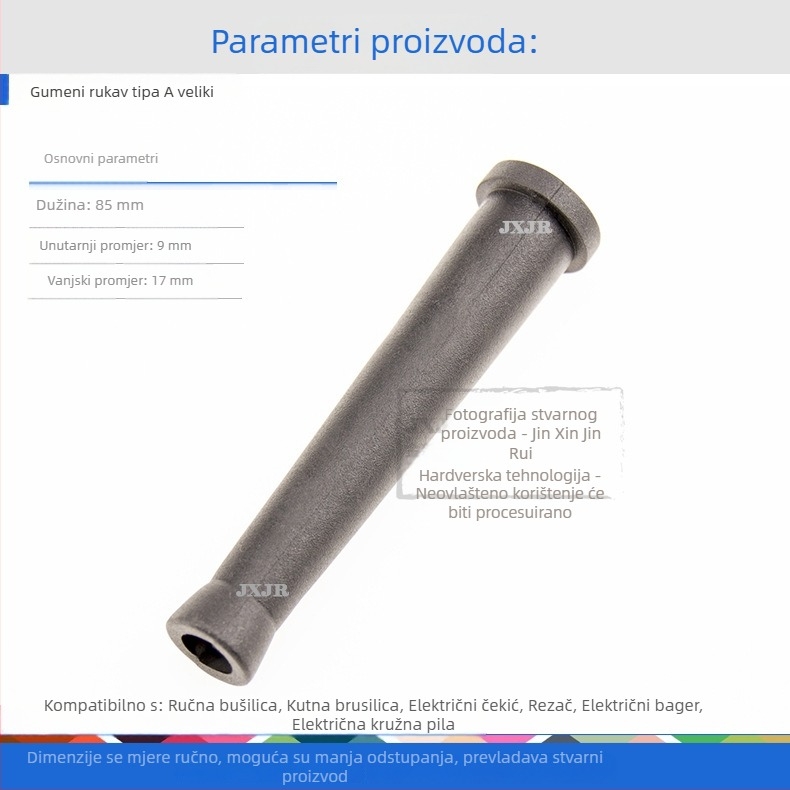 Kožni zaštitni kućište za kabel električnog alata, kompatibilno s bušilama s udarom, kovačkim bušilama, kutnim brusilicama, strojevima za rezanje, ručnim bušilama i kružnim pilama