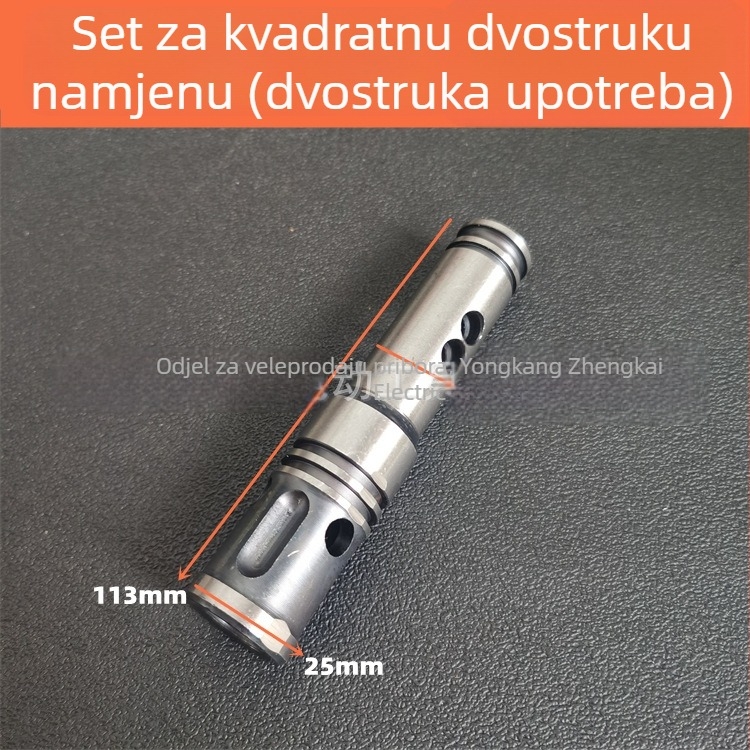 26-dijelni kvadratni set za električni čekić – dvostruka primjena
