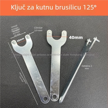 Pribor za električne alate 100.115.125 kutna brusilica ključ poliranje stroj izdržljiv materijal univerzalno