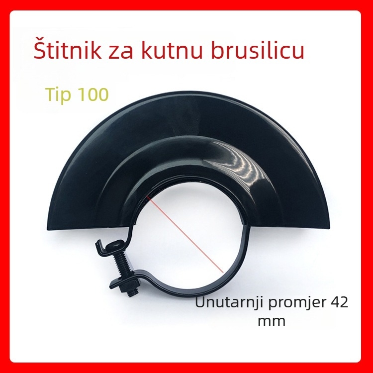 Zaštitni poklopac za kutnu brusilicu, zaštita diska, zaštita od prašine, dodatak za električne alate — tipovi 100, 125, 150