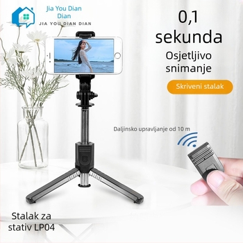 Bluetooth daljinski upravljiva proširiva selfie štapić s držačem za fotografiranje i snimanje videa — LP04