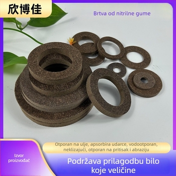 Garnitura od nitrilne gume za transformator; brtvilo za ulje; toplinski otporna podloga od pluta-gume