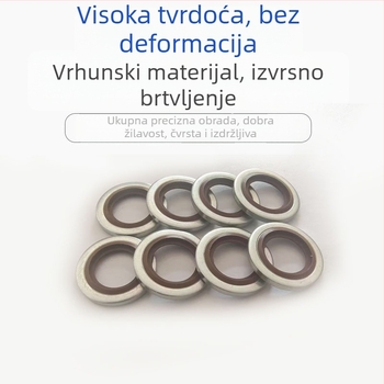 Jastu od fluor-kaučuka prema britanskom standardu, s fiksiranim jezgrom i prstenom za brtvljenje spojeva