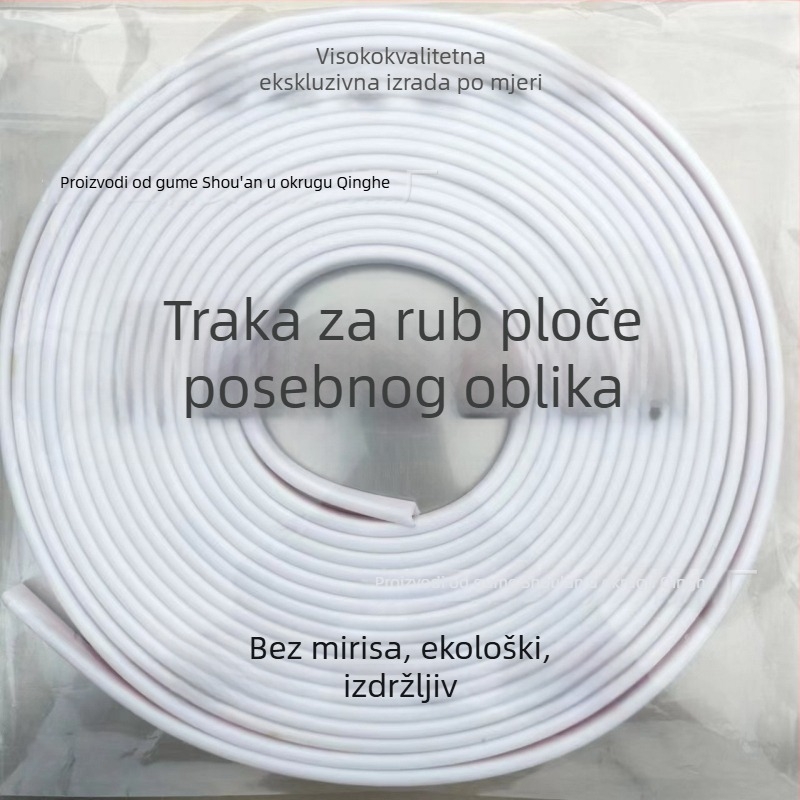 TPE U-oblik rubna traka za garderobe i ormari, samoljepljiva mekana rubna traka za namještaj