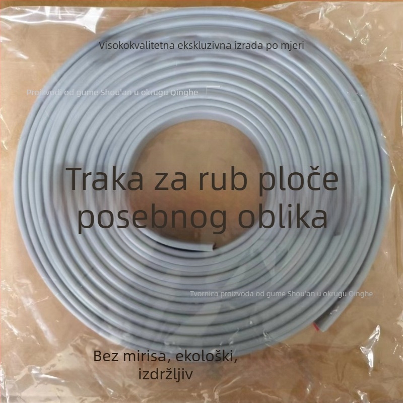 TPE U-oblik rubna traka za garderobe i ormari, samoljepljiva mekana rubna traka za namještaj