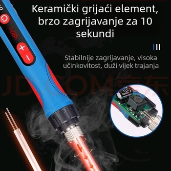 Set za lemljenje elektronike s digitalnim zaslonom i konstantnom temperaturom
