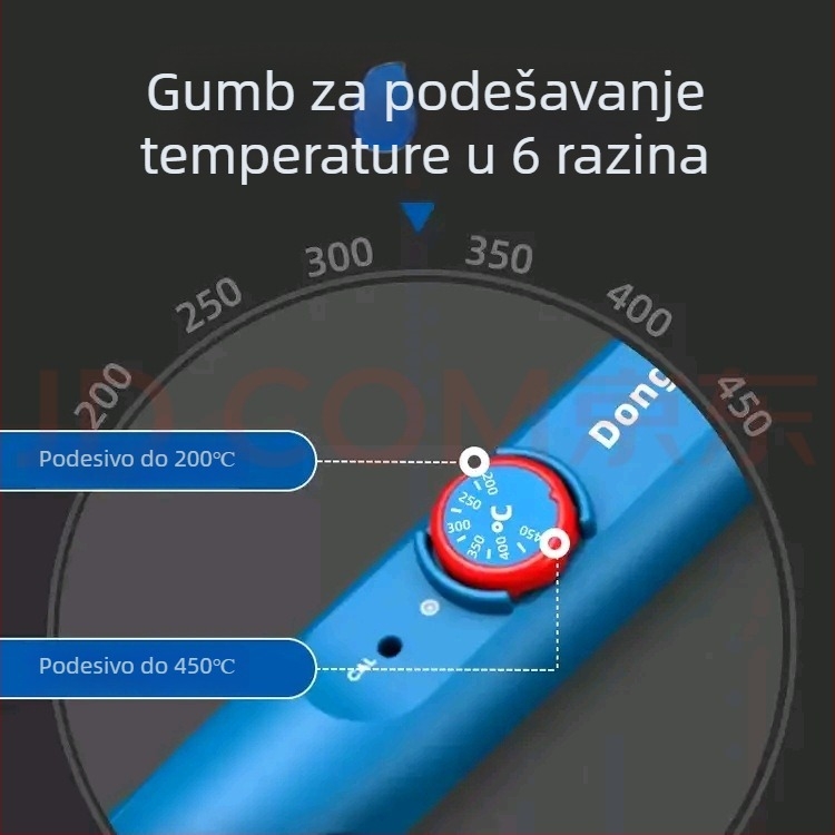 Set za lemljenje elektronike s digitalnim zaslonom i konstantnom temperaturom