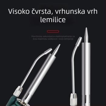 Automatsko doziranje kositra za lemilicu, električna lemilica s digitalnim zaslonom, 80W, regulirana temperatura, industrijska lemilica s vanjskim grijanjem