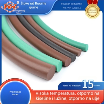 O-tip solidna brtvila za brtvljenje od fluorokaučuka (FKM), kružni profil, otporan na visoke temperature