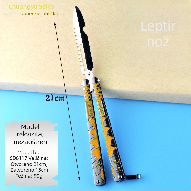 MANN tupí nož — legirani set igračaka, model za početničku praksu, figurica za anime i igre