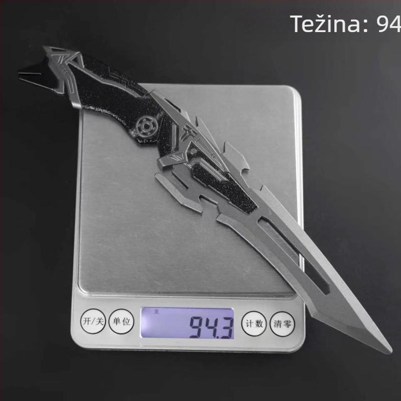 Delta figura oružja za igru, 22 cm, legura – Nož pravde