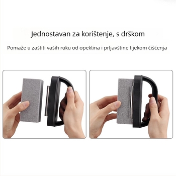 Set za čišćenje Teppanyaki ploče i rešetke uz abrazivni kamen za kuhinju
