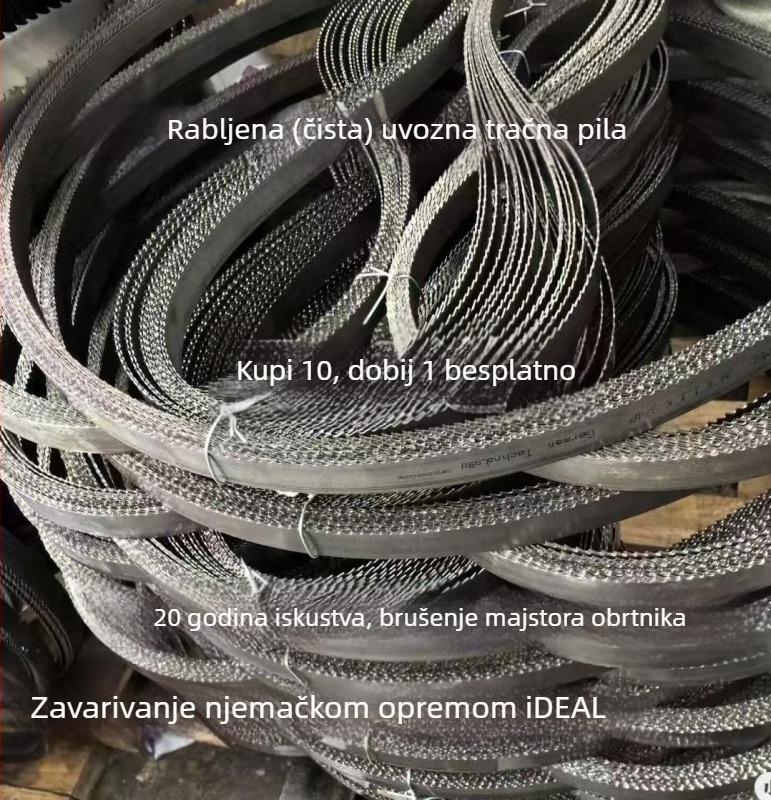M42 bi-metal ploča za trakastu pilu za rezanje armaturnog čelika i nehrđajućeg kalupa čelika, za stroj 4115
