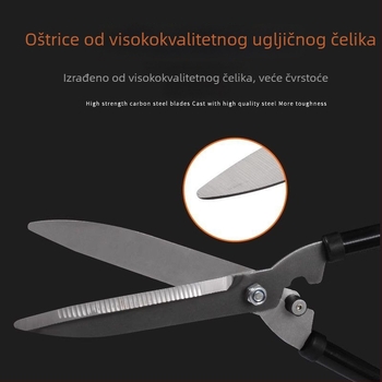 Velike škare za travu i živicu, podrezivanje grana i živice, teleskopske škare za ogradu