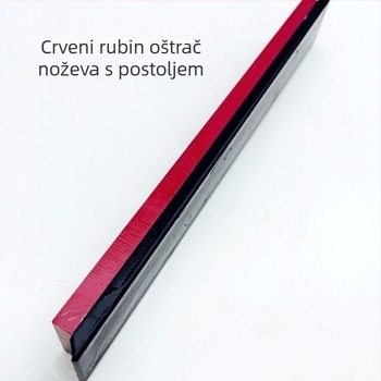 Kamen za oštrenje 3000 zrna s fiksnim kutom, rubinski uljni kamen, visoka tvrdoća, dimenzije 150×20×5 mm