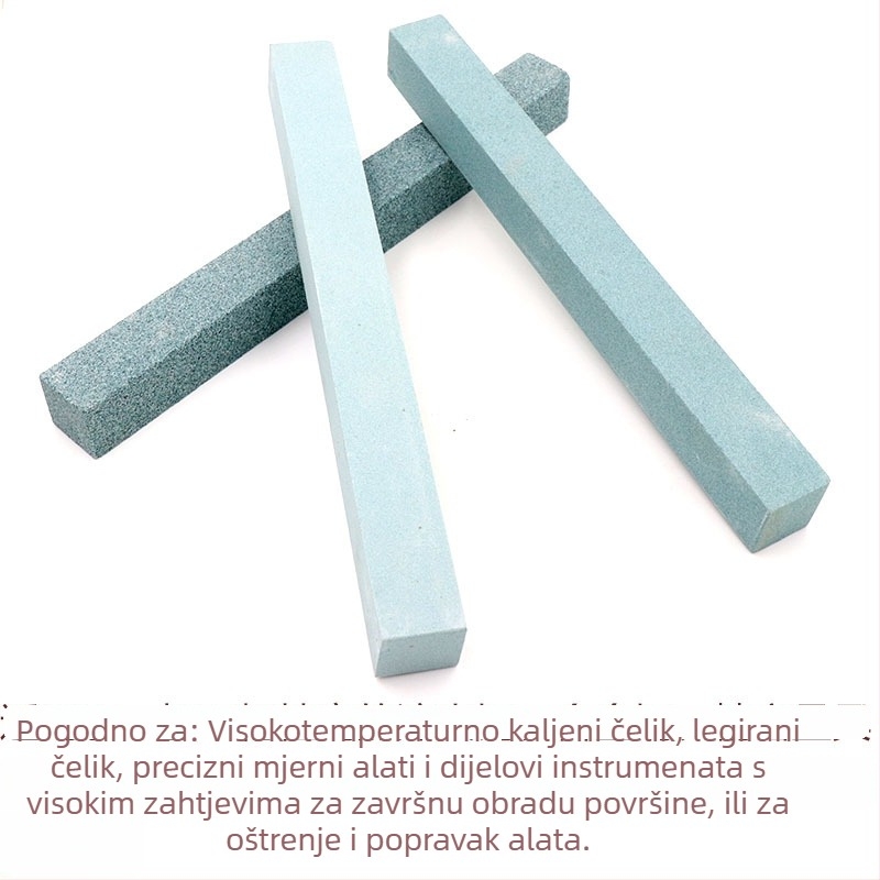 Kvadratni uljni kamen silicij karbida za poliranje jade, 200×20×20 mm