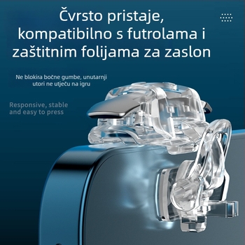 M9 gaming kontroler za PUBG, fizički gumbi za kontrolu potiska, universalni dodatak za mobilni telefon