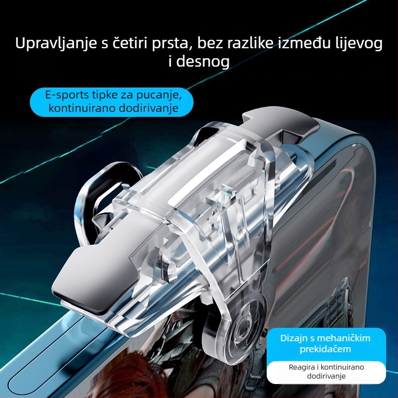 M9 gaming kontroler za PUBG, fizički gumbi za kontrolu potiska, universalni dodatak za mobilni telefon