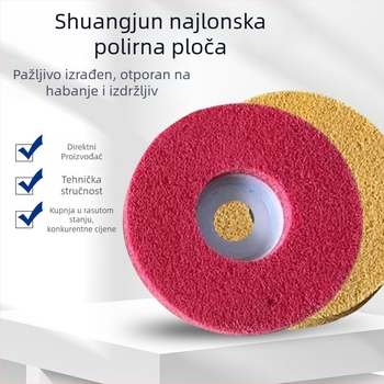 115° nylon vlaknasti kotač za kutnu brusilicu – disk za brušenje i poliranje