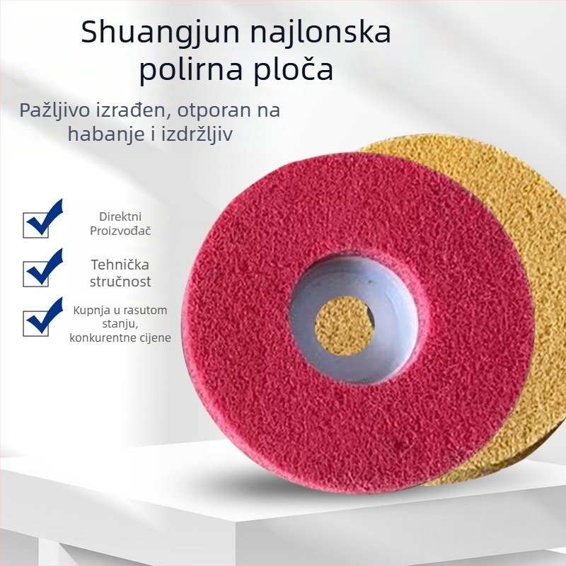 115° nylon vlaknasti kotač za kutnu brusilicu – disk za brušenje i poliranje