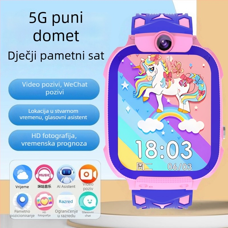 Dječji 5G pametni sat s videopozivima i GPS pozicioniranjem — SW34F