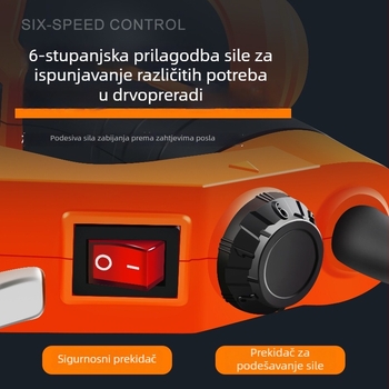 Električni pištolj za nokte za drvu, kućna upotreba, model F30, ravni nokti