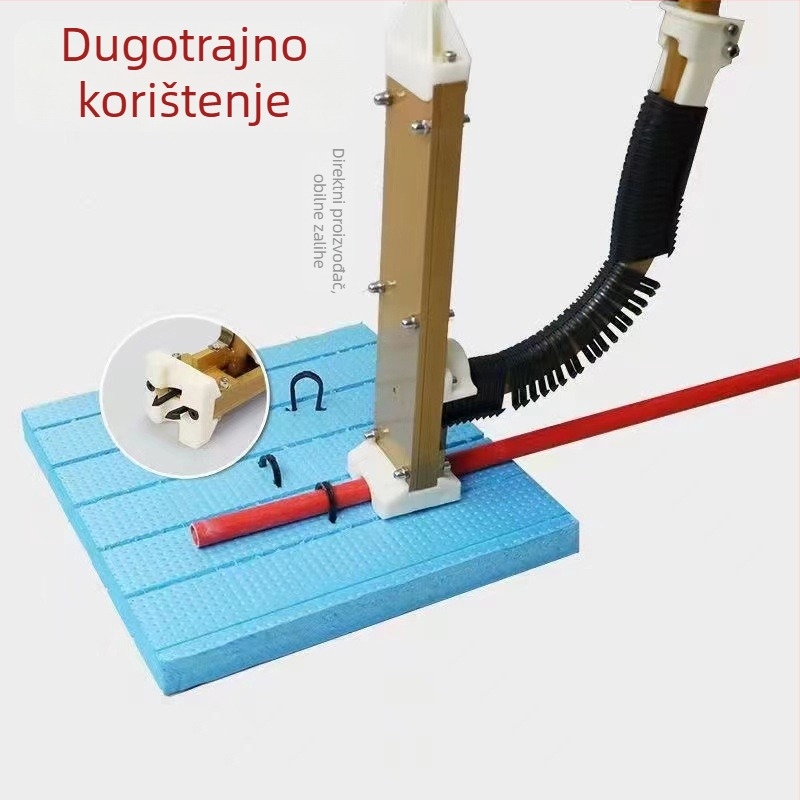 K01 pištolj za kopče za podno grijanje – postavljanje cijevi