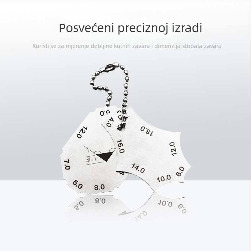 Set dvaju dijelova mjernog alata za zavarivanje