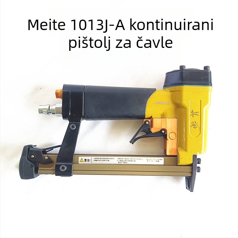 Meite pneumatski pištolj za ekser 1013J-A, U‑tip, višestruko ispaljivanje, 8–13 mm, kapacitet 100 eksera, učinkovit