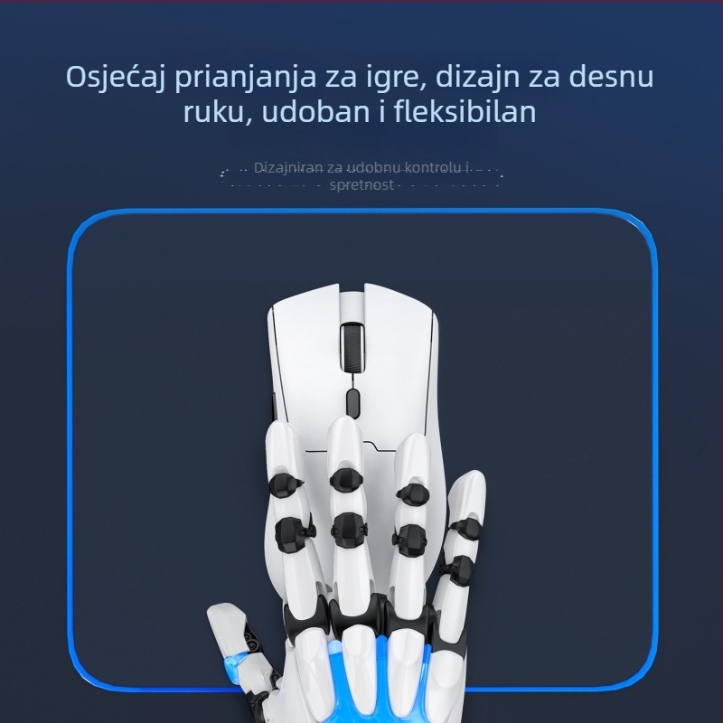 S260 elegantan Bluetooth optički miš, lagan 59 g, dvomodni bežični za ured i gaming