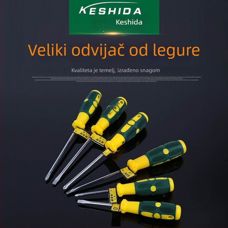 Weifite magnetski odvijač s protukliznom drškom, ravni i Phillips vrh, krom-vanadijev čelik