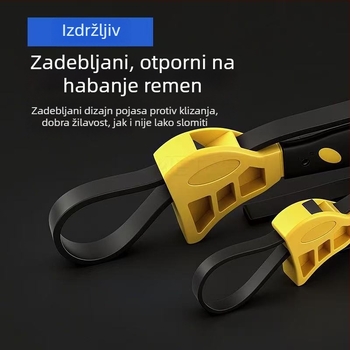 Višefunkcionalni remenski ključ s podesivim otvaračem za boce i gumeni ključ za popravke automobila – ručni alati