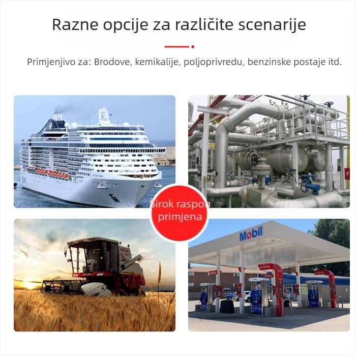 K24 turbinski mjerni tok s digitalnim zaslonom za dizel, benzin, metanol, kerosen i vodu - raspon mjerenja 0.3-1.2, 4-putni mjerni tok