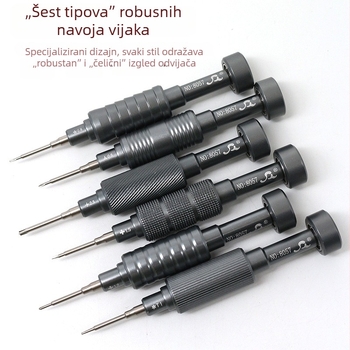 S2 precizijski odvijač set za popravak Apple i Android telefona, magnetski nastavci: Phillips, Tri-wing, Torx, Hex