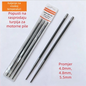 Ruicheng kružna pila za lanac motorne pile, 4.0/4.8/5.5 mm, duljina 250 mm, čelik
